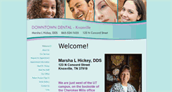 Desktop Screenshot of downtowndentalknoxville.com